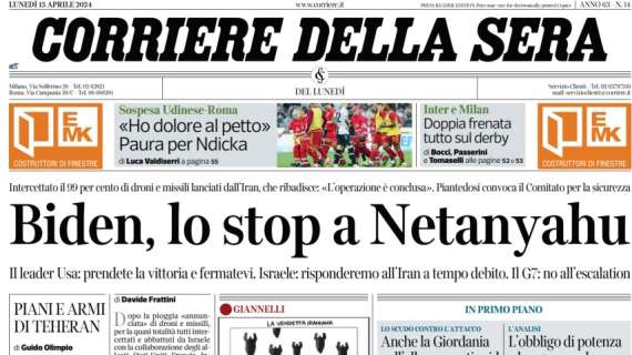 Il CorSera su Milan e Inter: “Doppia frenata, tutto sul derby”