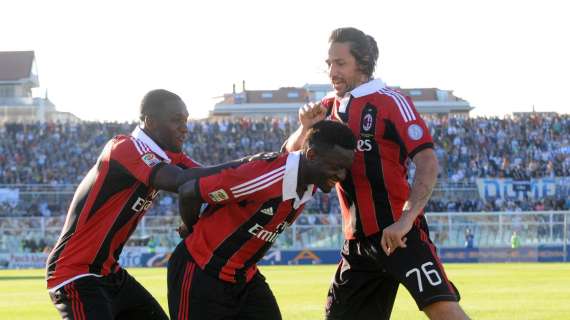 Il Milan fa quattro passi a Pescara