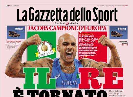 La Gazzetta apre così: "Il Milan va a 2000. Tonali pronto, De Ketelaere già idolo come Kalulu"