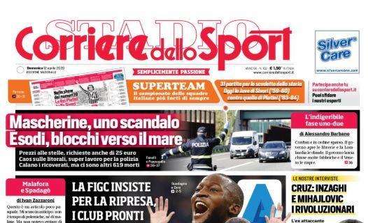 Il Corriere dello Sport sulla Serie A: "Stiamo tornando"