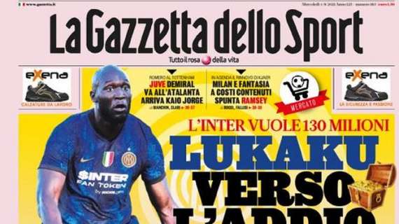 La Gazzetta dello Sport: "Milan e fantasia a costi contenuti. Spunta Ramsey"