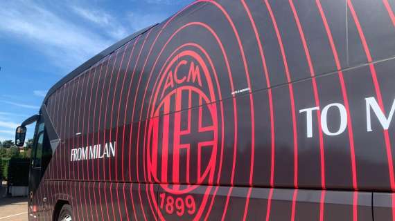 MN – Il Milan è arrivato a Bergamo: diversi tifosi fuori dall’Hotel