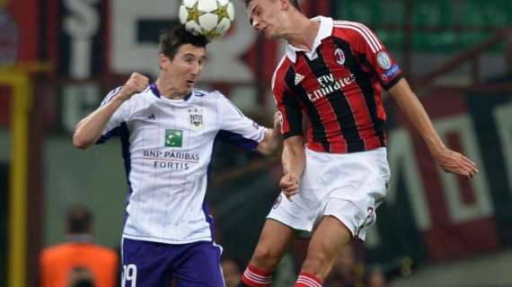 Anderlecht, Kljestan: "Dobbiamo essere felici del punto conquistato"