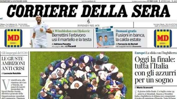 Oggi la finale di Euro 2020: le prime pagine dei quotidiani non sportivi