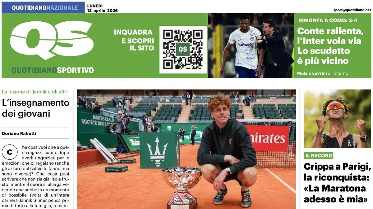 Crisi Milan, il QS titola: "Allegri al bivio: quarto posto, poi la rivoluzione"