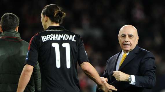 Galliani: "Ibra? Oggi è un giocatore del Milan. Io e Berlusconi lo abbiamo sentito..."