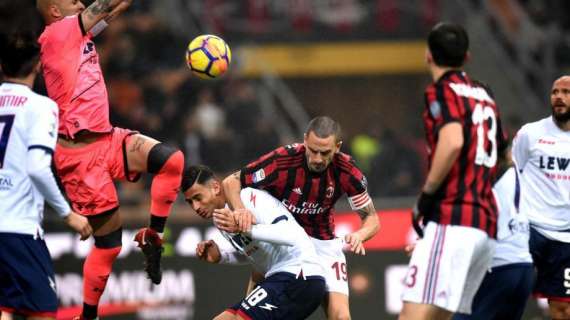 Milan, Bonucci e il gol... no look 