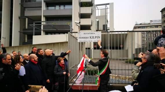 La rotatoria Kilpin si unisce ai luoghi storici di Milano dedicati ai rossoneri