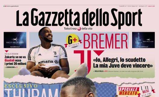 La Gazzetta in apertura: "Musah ottovolante Milan"