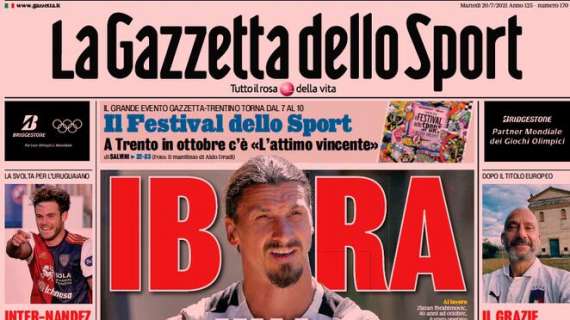 La Gazzetta dello Sport: "Ibra, una fretta del Diavolo"