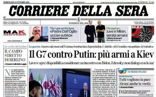 Il CorSera sulla Champions: "Juve e Milan, serata amara"