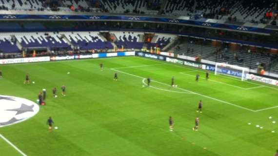 QUI BRUXELLES - Milan negli spogliatoi, tra poco il calcio d'inizio