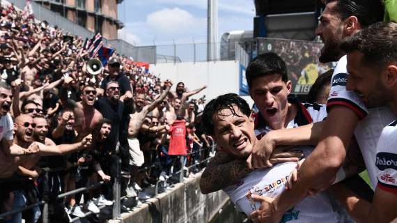Serie A, il Cagliari vince contro il Sassuolo e conquista la salvezza