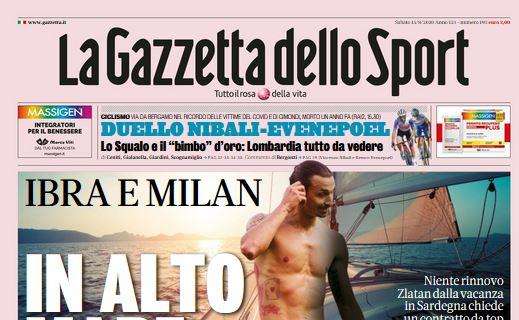 La Gazzetta dello Sport: "Ibra e il Milan in alto mare"