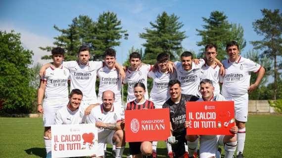 Fondazione Milan ed Emirates regalano un pomeriggio speciale a Milanello al Vharese
