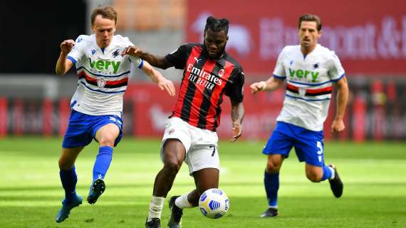 Il Milan frena con la Samp, Corriere dello Sport: "Il Diavolo non è in casa"