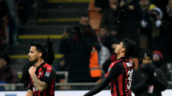 PHOTOGALLERY MN - I duelli, i gol e le esultanze: guarda gli scatti di Milan-Cagliari 3-0