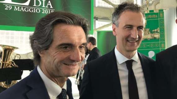 Fontana (Reg. Lombardia): "Sì al nuovo S.Siro, no comment sul futuro dell'attuale"