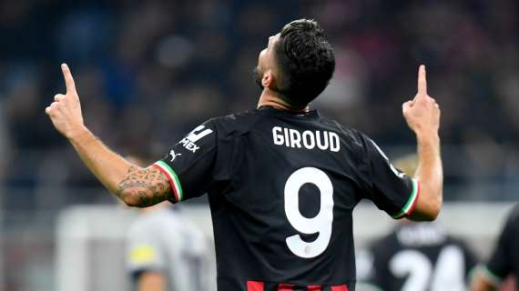 Il Milan vince con una magia di Giroud, QS titola: "Il Diavolo scongiura la beffa di famiglia"