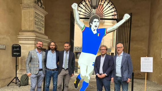A Vicenza un’installazione luminosa per Pablito: omaggio a Paolo Rossi nella sua città