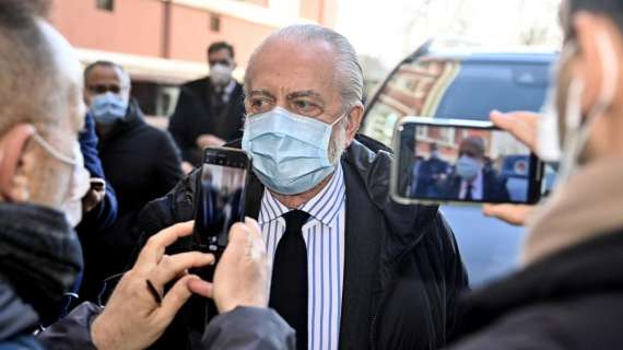 Juve-Napoli: De Laurentiis, felici, seguiamo sempre regole