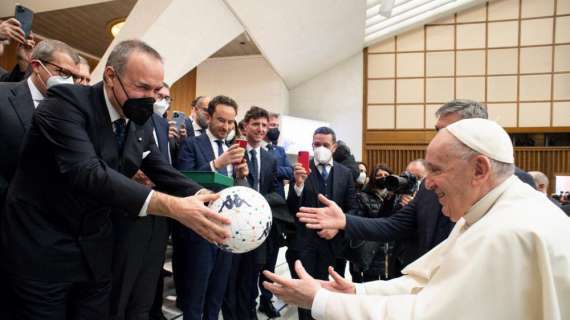 La serie B incontra Papa Francesco "Esperienza intensa"