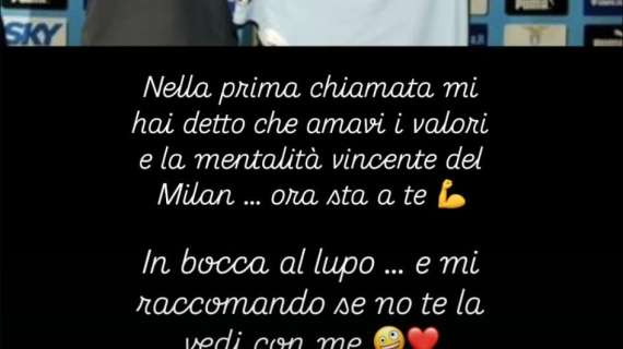 Tare nuovo ds Milan, Brocchi: "Nella prima chiamata mi hai detto che amavi i valori e la mentalità vincente del Milan...ora sta a te"