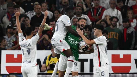 Genoa-Milan, il dato sui recuperi palla: brillano Tomori e Florenzi