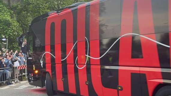 MN - Il Milan è arrivato a San Siro per il derby di Coppa Italia