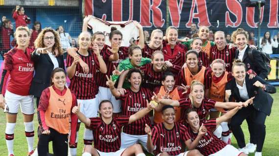 Serie A Femminile, il programma della 7^ giornata: Milan in campo domani alle 12 contro il Sassuolo