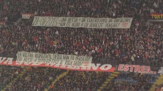 Curva Sud Milano: "Il peccato originale è la campagna acquisti, la pazienza dei tifosi è quasi finita. Se la situazione non cambia..."