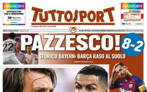 Barcellona-Bayern 2-8, Tuttosport: "Pazzesco!"