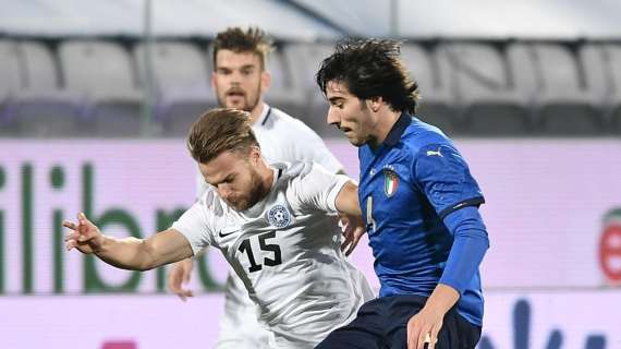 Italia-Estonia, 45’ minuti per Sandro Tonali