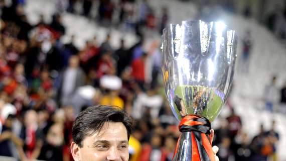 Montella: "La gioia della Supercoppa vinta con il Milan non l’ho mica dimenticata: un trofeo resta per sempre"