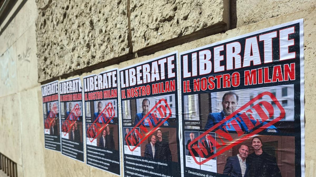 MN - La contestazione dei Milan Club arriva anche nella Capitale: affissi per le via di Roma i manifesti contro Cardinale ed Ibrahimovic
