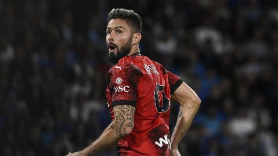 Milan, Giroud vede il Napoli e si scatena: 5 gol in 7 gare