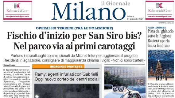 Il Giornale (Milano): "Fischio d'inizio per San Siro bis? Nel parco via ai primi carotaggi"