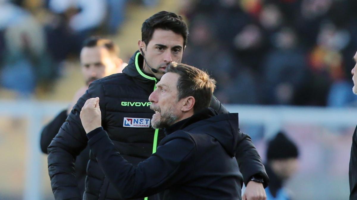 Serie A: due giornate di squalifica al tecnico del Lecce, Di Francesco