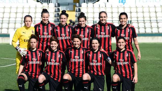 Campionato Femminile, la classifica: Milan a quota 42, invariate le distanze con Fiorentina e Juve