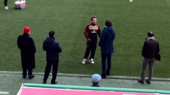 Cassano scherza a San Siro (FOTO)