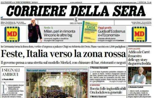 CorSera: "Milan, pari in rimonta. Vincono le altre big"