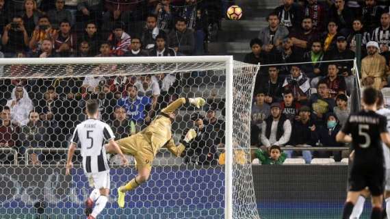 La parata con la mano di richiamo: ecco il trademark di Gigio Donnarumma