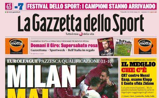 L'apertura della Gazzetta: "Milan mai visto"
