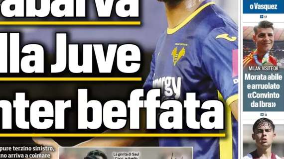 Tuttosport in prima pagina: "Morata abile e arruolato: 'Convinto da Ibra'"