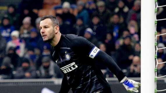 Inter, Handanovic prova ad esserci per il derby. Verrà valutato giorno per giorno