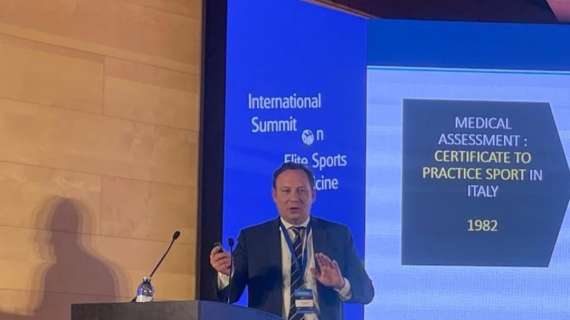 Il dott. Mazzoni è stato relatore al "Summit on Elite Sports Medicine": il tema dell'intervento e i complimenti speciali