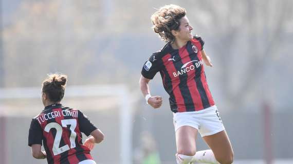 LIVE MN - Femminile, Milan-Roma 1-0: altra vittoria, Giacinti decisiva dal dischetto