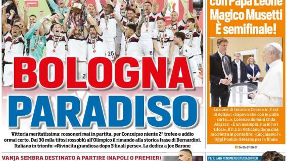 Ndoye schianta il Milan. Tuttosport: “Bologna Paradiso”