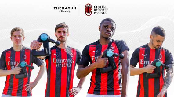 Nuova partnership: il Milan e Therabody insieme per il benessere dei giocatori 
