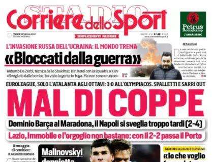 CorSport: "In campo Milan e Inter in vosta del derby di martedì di Coppa"